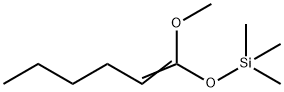 Silane, [(1-methoxy-1-hexen-1-yl)oxy]trimethyl- Structure
