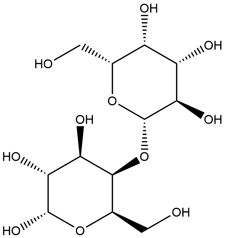 α-D-Galactopyranose, 4-O-β-D-galactopyranosyl- 구조식 이미지