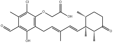 4-O-carboxymethylascochlorin 구조식 이미지