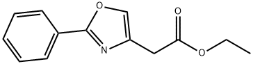 4-Oxazoleacetic acid, 2-phenyl-, ethyl ester Structure