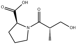 L-Proline, 1-(3-hydroxy-2-methyl-1-oxopropyl)-, (S)- (9CI) Structure