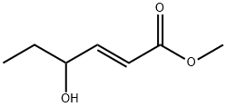 2-Hexenoic acid, 4-hydroxy-, methyl ester, (2E)- Structure