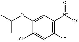 Benzene, 1-chloro-5-fluoro-2-(1-methylethoxy)-4-nitro- Structure