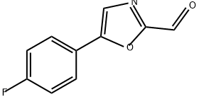 2-Oxazolecarboxaldehyde, 5-(4-fluorophenyl)- Structure