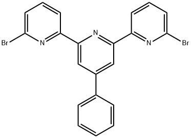 2,2':6',2''-Terpyridine, 6,6''-dibromo-4'-phenyl- Structure