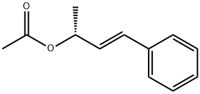 3-Buten-2-ol, 4-phenyl-, 2-acetate, (2R,3E)- Structure