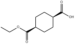 1,?4-?Cyclohexanedicarboxy?lic acid, 1-?ethyl ester, cis- 구조식 이미지