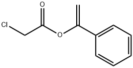 Acetic acid, 2-chloro-, 1-phenylethenyl ester 구조식 이미지