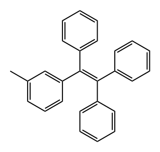 Benzene, 1-methyl-3-(1,2,2-triphenylethenyl)- Structure