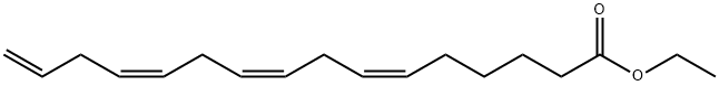 Ethyl 6(Z),9(Z),12(Z),15(Z)-Hexadecatetraenoate 구조식 이미지
