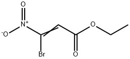 2-Propenoic acid, 3-bromo-3-nitro-, ethyl ester 구조식 이미지