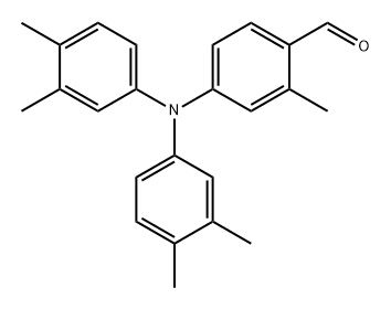 Benzaldehyde, 4-[bis(3,4-dimethylphenyl)amino]-2-methyl- Structure