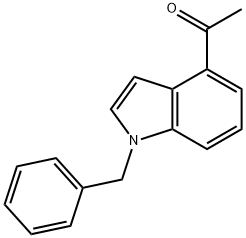 1-(1-Benzyl-1H-indol-4-yl)ethanone Structure