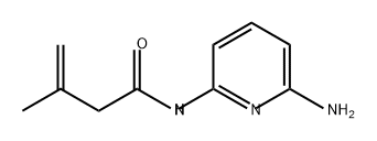 3-Butenamide, N-(6-amino-2-pyridinyl)-3-methyl- 구조식 이미지