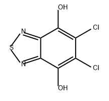 2,1,3-Benzothiadiazole-4,7-diol, 5,6-dichloro- Structure