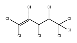 1-Pentene, 1,1,2,3,4,5,5,5-octachloro- 구조식 이미지