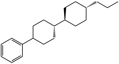 Benzene, [(trans,trans)-4'-propyl[1,1'-bicyclohexyl]-4-yl]- Structure