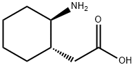 Cyclohexaneacetic acid, 2-amino-, trans- (9CI) Structure