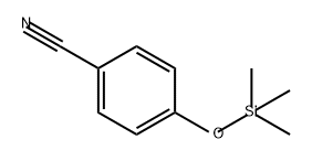 Benzonitrile, 4-[(trimethylsilyl)oxy]- 구조식 이미지