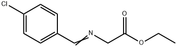 Glycine, N-[(4-chlorophenyl)methylene]-, ethyl ester Structure
