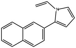 N-Vinyl-2-(2-naphthyl)pyrrole Structure