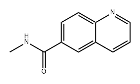 6-Quinolinecarboxamide, N-methyl- Structure