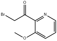 Ethanone, 2-bromo-1-(3-methoxy-2-pyridinyl)- Structure