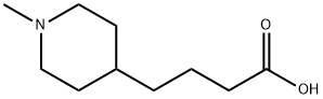 4-(1-Methylpiperidin-4-yl)butanoic acid Structure