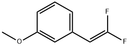 Benzene, 1-(2,2-difluoroethenyl)-3-methoxy- 구조식 이미지