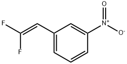 Benzene, 1-(2,2-difluoroethenyl)-3-nitro- Structure