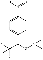 Benzene, 1-nitro-4-[2,2,2-trifluoro-1-[(trimethylsilyl)oxy]ethyl]- Structure