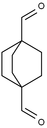 Bicyclo[2.2.2]octane-1,4-dicarboxaldehyde Structure