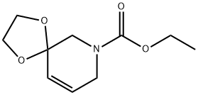 1,4-Dioxa-7-azaspiro[4.5]dec-9-ene-7-carboxylic acid, ethyl ester Structure