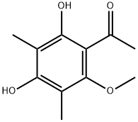 Ethanone, 1-(2,4-dihydroxy-6-methoxy-3,5-dimethylphenyl)- Structure