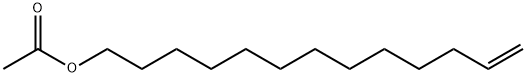 12-Tridecen-1-ol, 1-acetate Structure