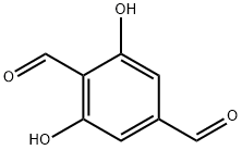 1,4-Benzenedicarboxaldehyde, 2,6-dihydroxy- 구조식 이미지