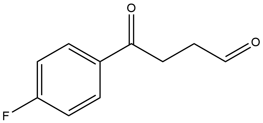 4-(4-fluorophenyl)-4-oxobutanal Structure