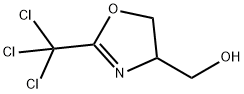 4-Oxazolemethanol, 4,5-dihydro-2-(trichloromethyl)- Structure