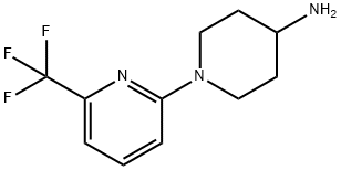 1-[6-(Trifluoromethyl)-2-pyridinyl]-4-piperidinamine Structure