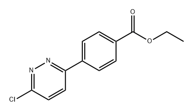 Benzoic acid, 4-(6-chloro-3-pyridazinyl)-, ethyl ester Structure