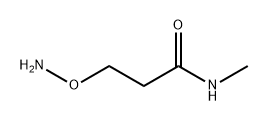 Propanamide, 3-(aminooxy)-N-methyl- Structure