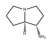 1H-Pyrrolizin-1-amine, hexahydro-, (1S,7aR)- Structure