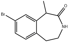 2H-3-Benzazepin-2-one, 8-bromo-1,3,4,5-tetrahydro-1-methyl- Structure