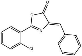 5(4H)-Oxazolone, 2-(2-chlorophenyl)-4-(phenylmethylene)-, (4Z)- Structure