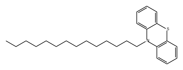 10H-Phenothiazine, 10-tetradecyl- 구조식 이미지