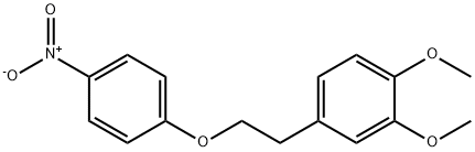 Benzene, 1,2-dimethoxy-4-[2-(4-nitrophenoxy)ethyl]- Structure