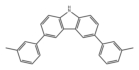 9H-Carbazole, 3,6-bis(3-methylphenyl)- Structure