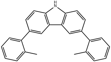 9H-Carbazole, 3,6-bis(2-methylphenyl)- Structure
