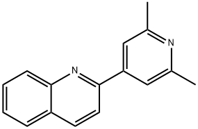 2-(2,6-Dimethylpyridin-4-yl)quinoline 구조식 이미지