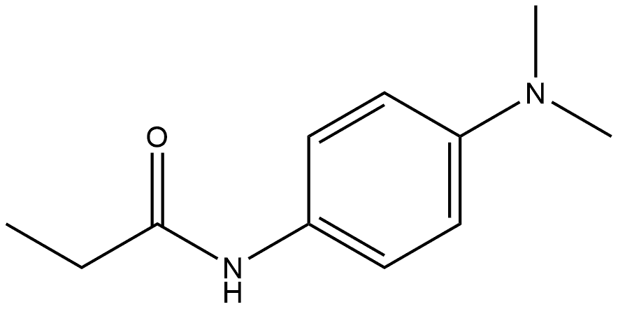 N-[4-(Dimethylamino)phenyl]propanamide Structure